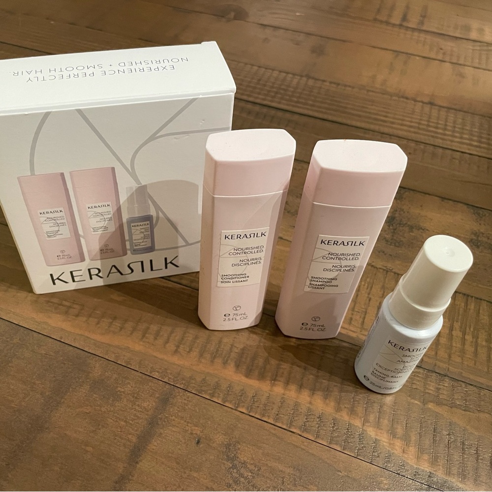 NWTs kerasilk nourished controlled hair kit
